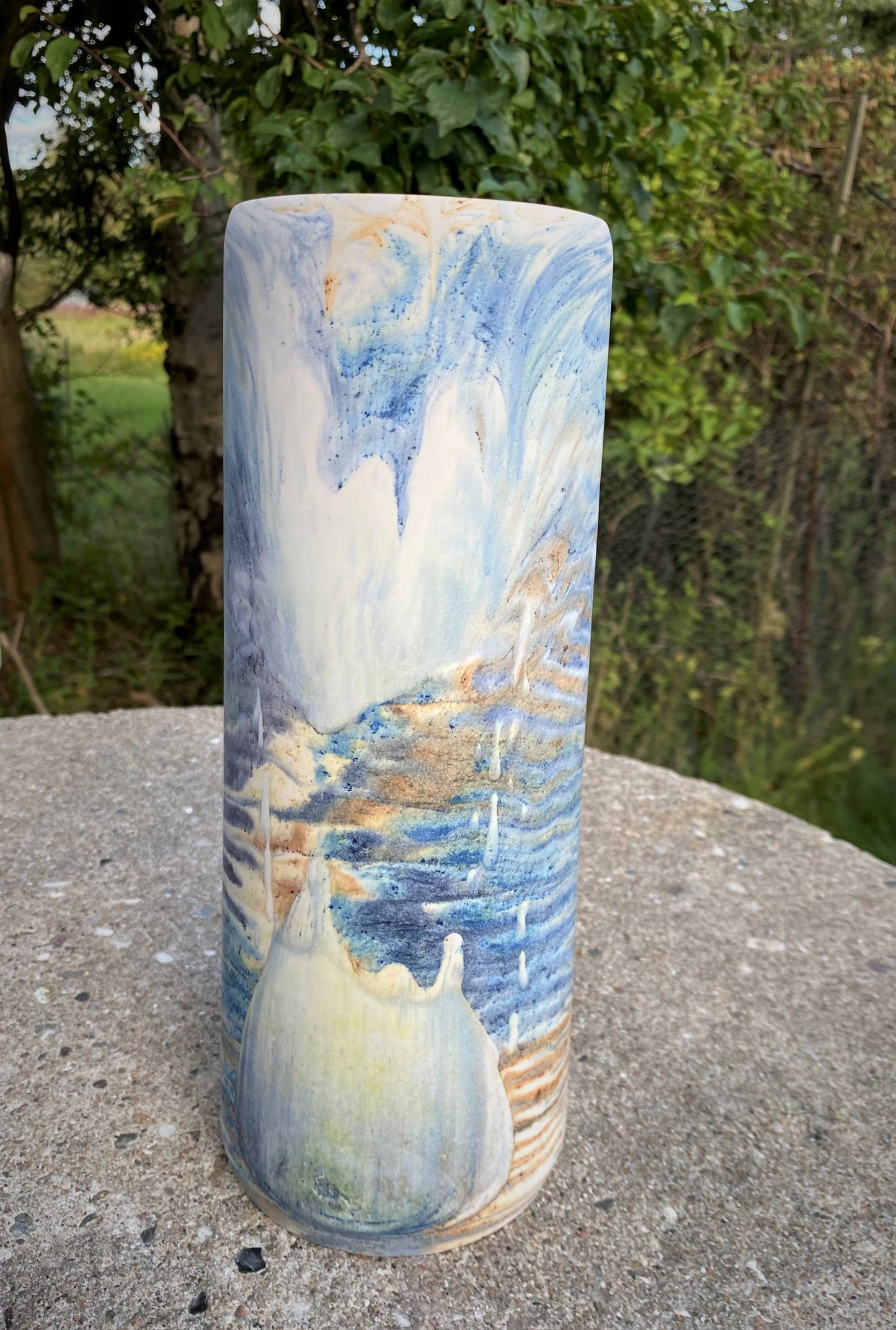 Stor vase 29 cm høj