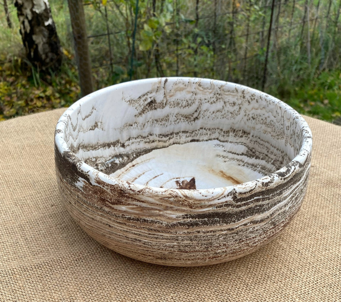 Stor smuk skål 21 cm dia. 9 cm høje