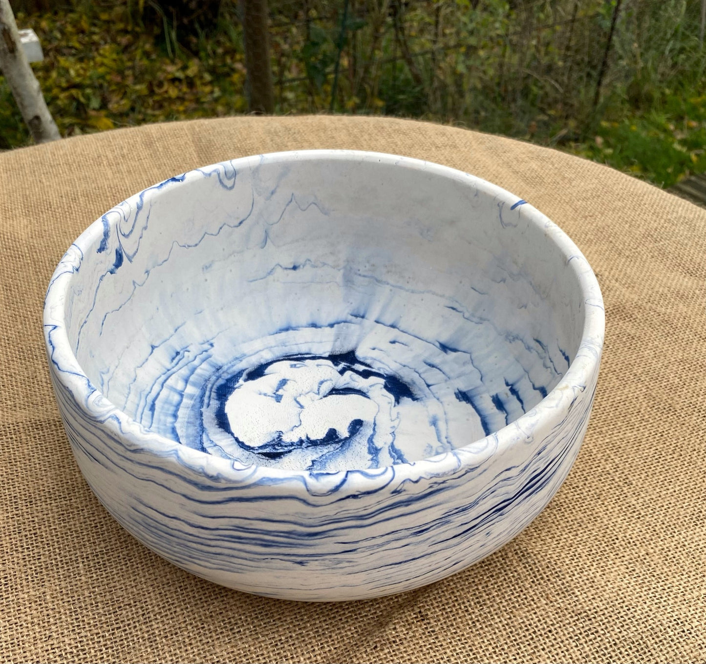 Stor smuk skål 21 cm dia. 9 cm høje