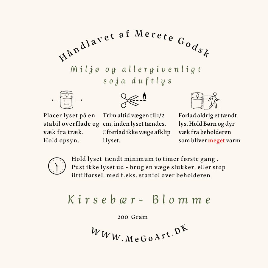 Kirsebær og blomme