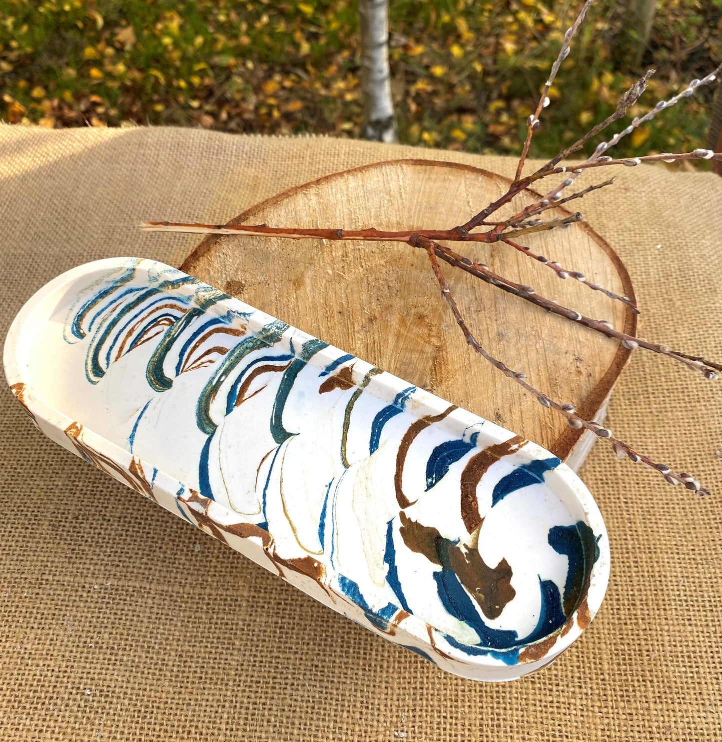 Oval bakke - tray 21 x 7 cm