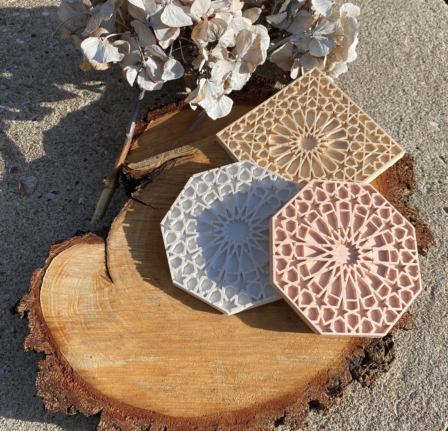Ottekantet coaster 10 cm