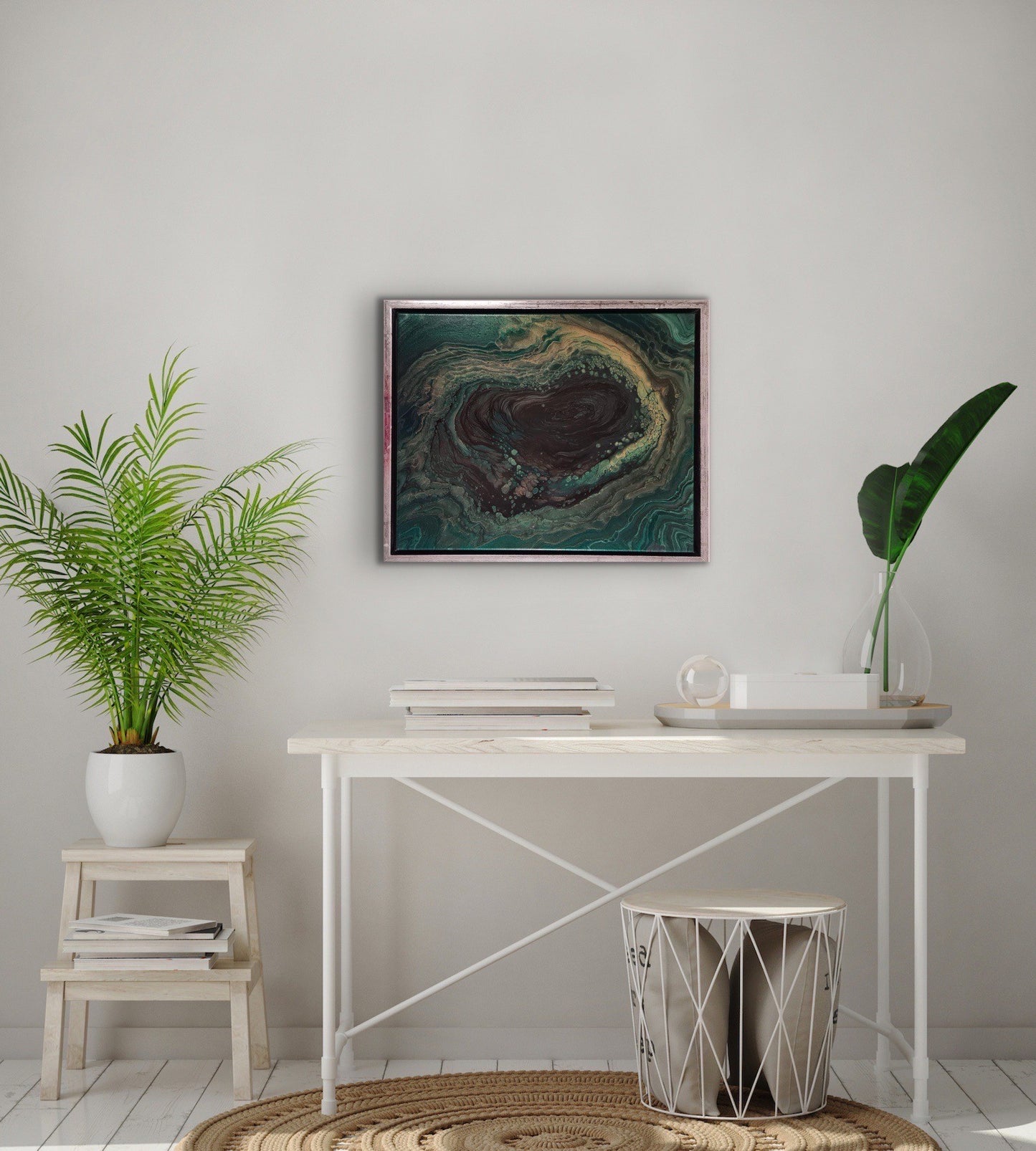 Den mørke skov 40 x 50 cm