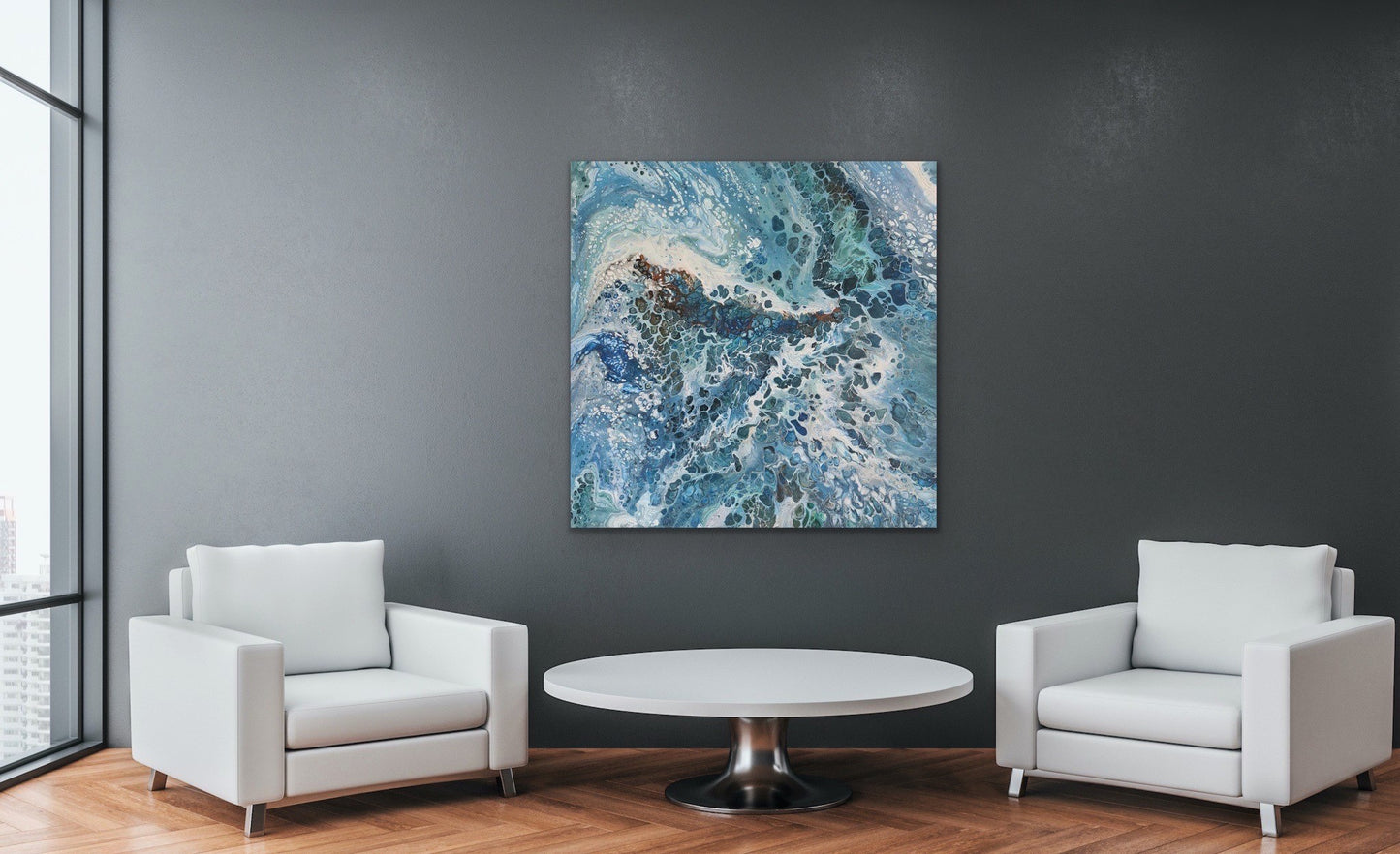 Alligator 80 x 80 cm