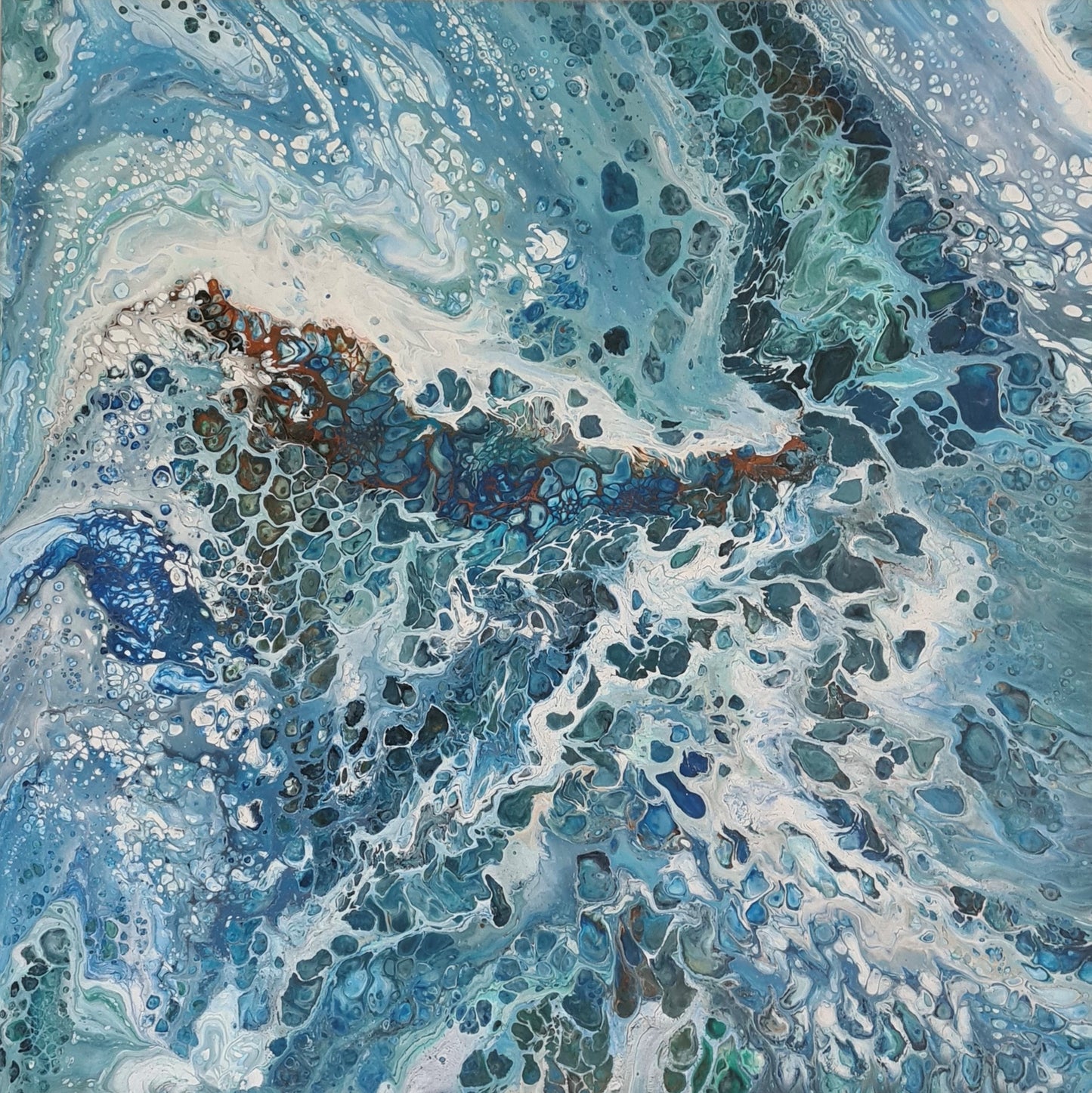 Alligator 80 x 80 cm