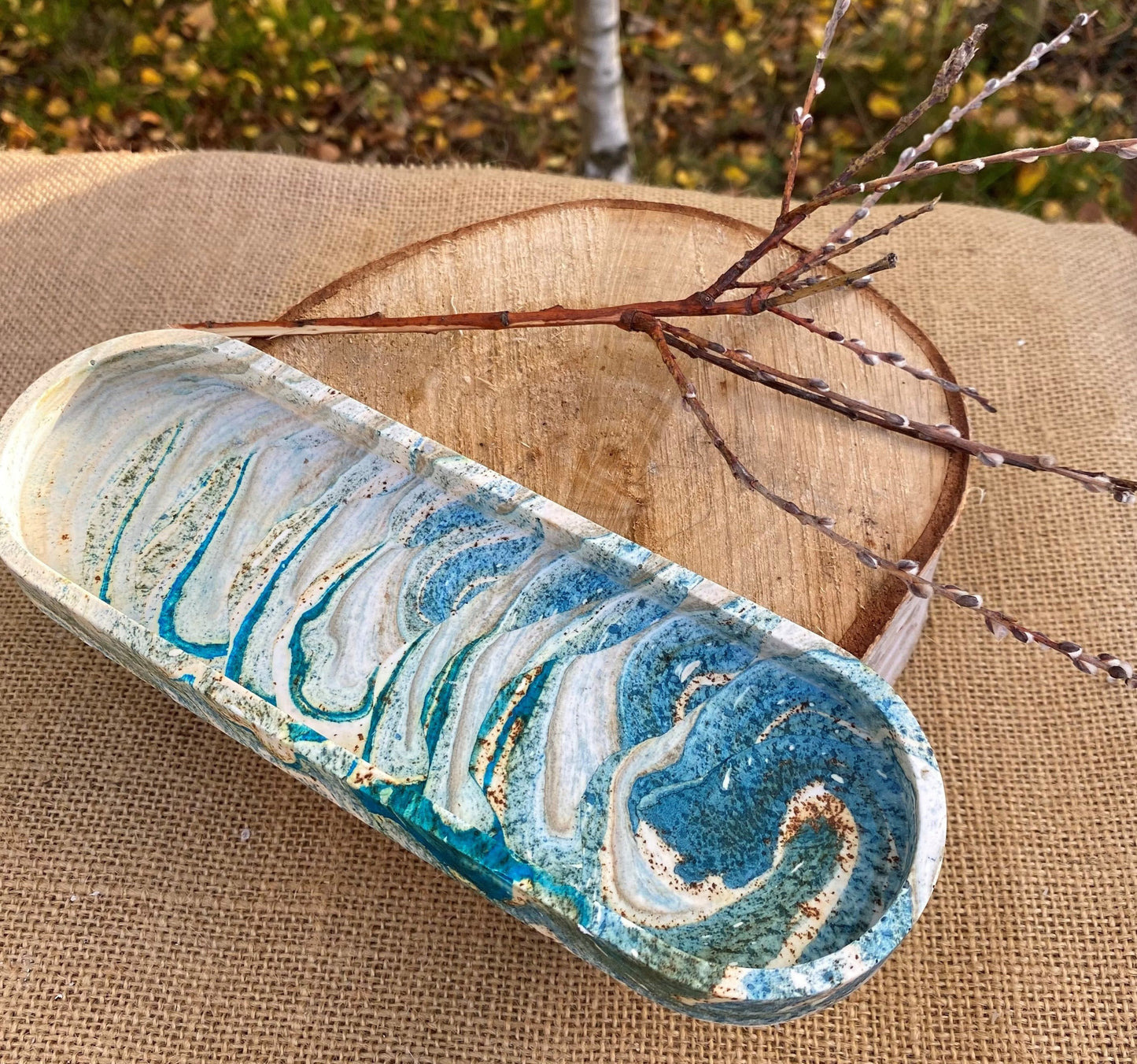 Oval bakke - tray 21 x 7 cm