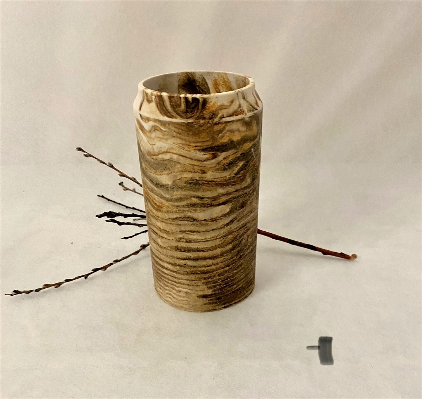 Lille vase (krukke) 14 cm høj