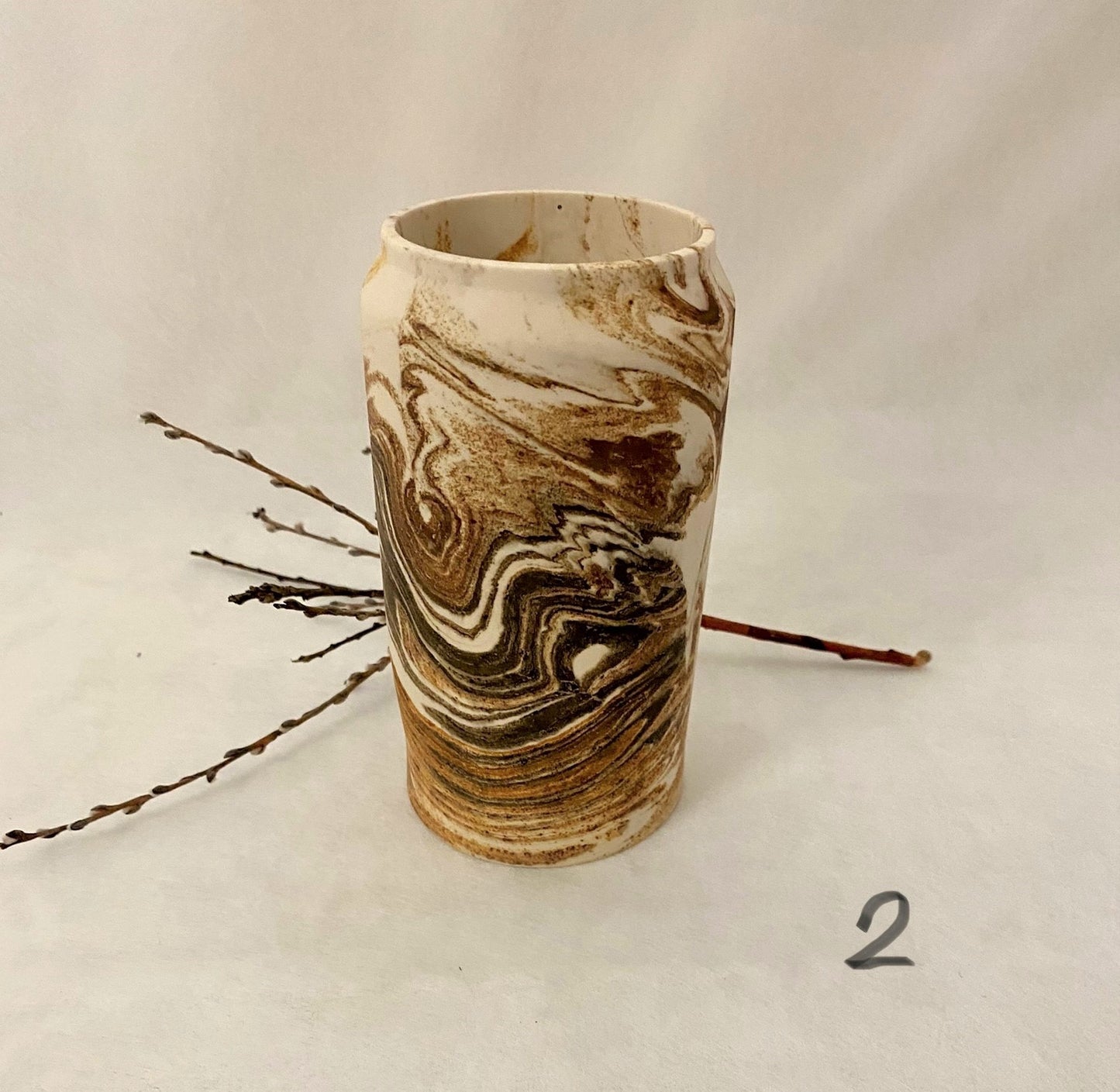 Lille vase (krukke) 14 cm høj