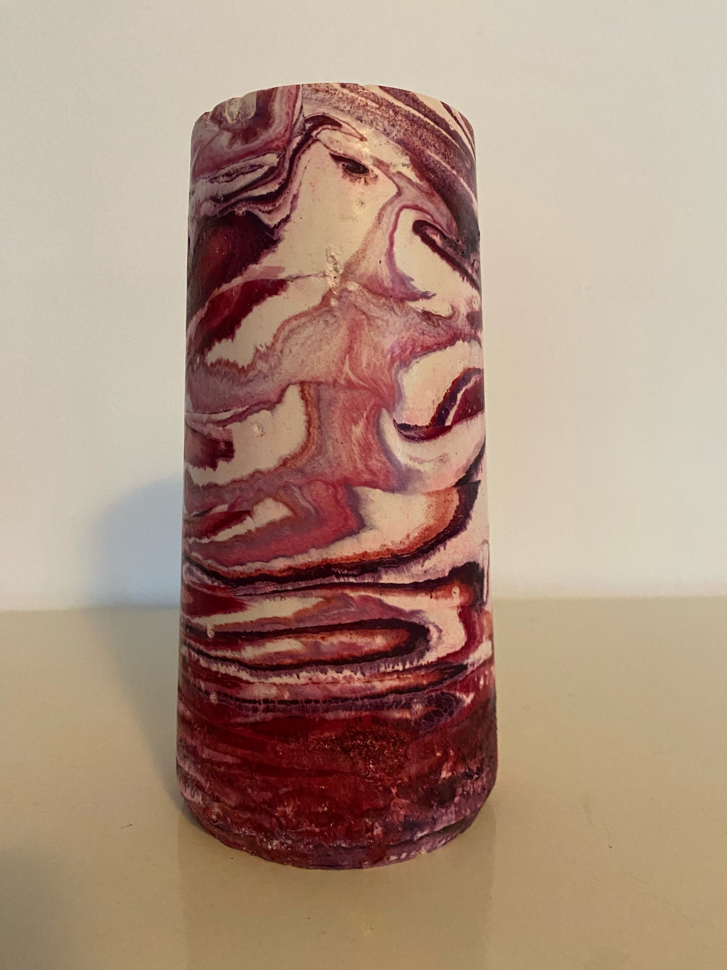 Kegle formet vase - 20 cm høj