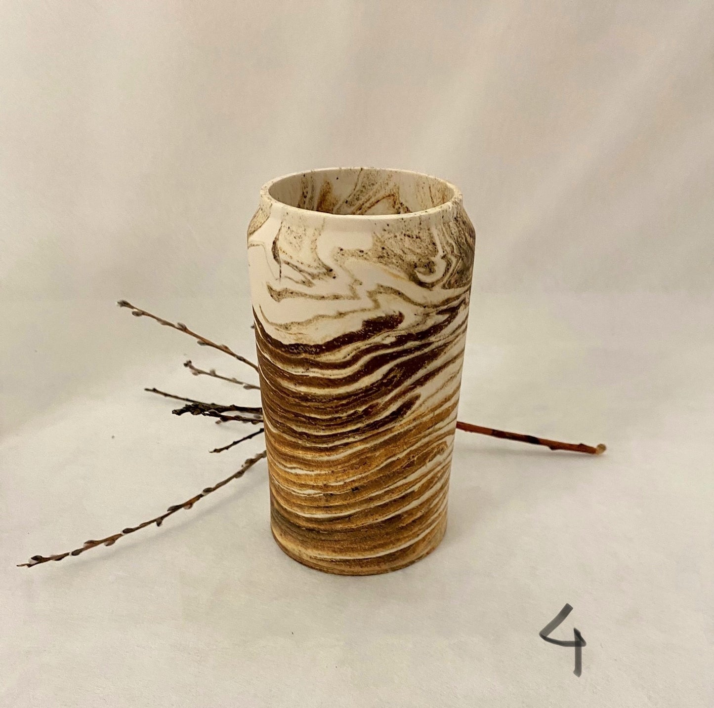Lille vase (krukke) 14 cm høj